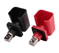 Agmoctz 2 PièCes 200A All-Copper Lithium Battery Post High Current Copper Terminal Connecteur de Batterie Borne de Stockage D'éNergie (B)