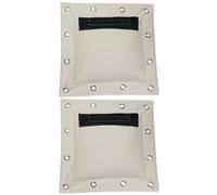 Agmoctz 2 Pièces 38 x 38cm Heavy Duty Punch Bag Vide Sac de Sable Arts Martiaux Wall Bag Kick Boxing Punch Bag