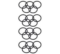 Agmoctz 20 PCS Joint en Caoutchouc Noir Joint Torique Joint Torique 38 x 3 x 32 mm