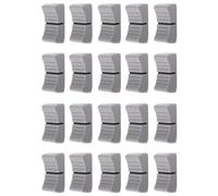 Agmoctz 20 PièCes 24Mmx11Mmx10Mm Console MéLangeur Curseur Fader Boutons Remplacement pour PotentiomèTre Bouton Gris Marque Noire