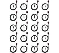 Agmoctz 20X Câble D'Extension de Récepteur de Télécommande IR Infrarouge 3,5 mm 38KHz pour Boîtier de Réglage