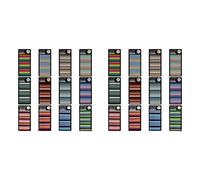 Agmoctz 24X Bloc-Notes à Index Arc-En-Ciel Transparent, Bloc-Notes Collants, Autocollants en Papier, Fournitures Scolaires, Papeterie Kawaii, Cadeau