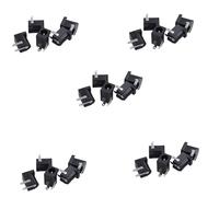Agmoctz 25 PièCes DC 5.5Mmx2.1Mm Power Jack Socket Female Panel Mount Connector