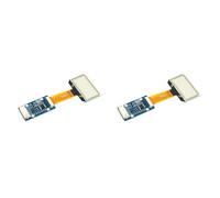 Agmoctz 2Ensemble Module D'Affichage OLED Bleu Transparent de 1,51 Pouce, Interface SPI/ 128x64