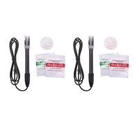 Agmoctz 2Pcs Sonde de Connecteur de Capteur de Sonde de Électrode de Laboratoire D'Électrode de Laboratoire Ph-201