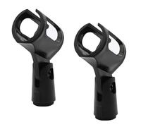 Agmoctz 2pcs Universal Microphone Stand Clips APPOSITIONS de Montre MIC ALIGNABLE pour Une Placement SÉCURITÉ et Flexible