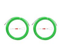 Agmoctz 2pièces 10M 33Ft Fish Tape Cable Puller Kit 4.5Mm Pet Extracteur de Câble Électrique à Travers L'Enfileur de Dispositif de Guidage de Mural