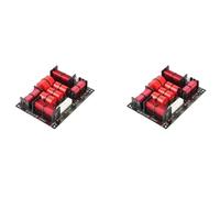 Agmoctz 2X 400W 3 Way Crossover Divider HiFi Tweeter Alto Woofer Haut-Parleur Crossover 1250H / 5000HZ avec Protection Contre Les Aigus