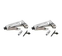 Agmoctz 2X Angle Droit la Meuleuse 1/4 Haute Vitesse 90° Coude Perceuse à Angle Droit Outil Pneumatique Extension Tournevis Électrique Perceuse