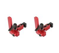 Agmoctz 2X Butée de Rail de Guidage pour Rails en T à Écrou en T, Butée de Rail à Onglet en Acier Allié Type 75, Butée de Glissière à Rainure en T Haute Précision.