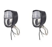 Agmoctz 2X Dynamo Vélo Lumière de Lumière Entrée AC 6V 3W Dynamo Vélo Phare LED Accessoires de Vélo