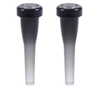 Agmoctz 2X Embouchure de Trompette en ABS de Taille 3C pour Accessoires de Débutant ou Accessoires pour Trompette Musicale Débutant, Noir