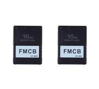 Agmoctz 2X FMCB Free McBoot Card V1.953 pour PS2-2 Memory Card OPL Boot (16 Mo)