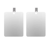 Agmoctz 2X Miroir de Douche sans Buée pour Miroir de Rasage pour Douche, Miroir de Maquillage en Verre Organique de Luxe Incassable