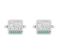 Agmoctz 2X Module de Commutateur de Rideau Intelligent Tuya Zigbee, Disjoncteur Intelligent, Prise en Charge de la Télécommande APP pour Commutateur de Rideau