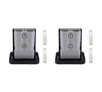 Agmoctz 2X Support de Fiche pour Fiches 175A Base de Panneau avec Anti-Poussière Support de Fixation de Connecteur à Courant Élevé