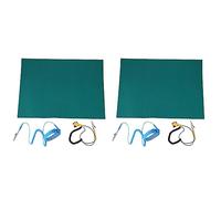 Agmoctz 2X Tapis de Soudure de Réparation de Téléphone de Tapis Anti-Statique avec Le Poignet ESD de de Terre pour Réparer Le Tapis de Soudure de Réparation Mobile