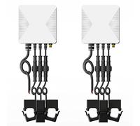 Agmoctz 2X Tuya Smart Life 3 Phase WiFi KWH Meter 80A 120A Power Clamp Transformateur de Courant App Monitor(120A)