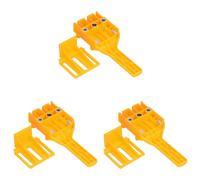 Agmoctz 3 Ensembles de Dispositifs de Positionnement pour Outils de Perçage de Trous pour le Travail Du Bois, les Localisateurs de Poinçonnage Sont Connectés à des Planches de Bois