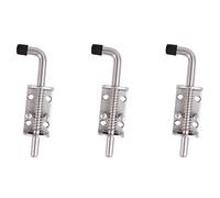 Agmoctz 3 Pièce Séries 304 En Acier Inoxydable 6.5 Pouces Ensemble de Verrouillage à Goupille à Ressort pour Armoires de Portes et Porte Remorque Utilitaire - Usage Intensif