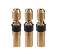Agmoctz 3 PièCes TêTe de Piston à Trois éTages TêTe de Cuivre 6Mm Pompe 30Mpa PièCes de RéParation