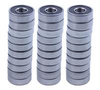 Agmoctz 30Pcs 6000RS Roulements Une Billes Radiaux Une Gorge Profonde BlindéS 10mmx26mmx8mm