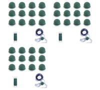 Agmoctz 36 Pièces Mini Support Rond en Mousse Florale, Bloc de Fleurs Vert Sec et Humide pour Fleuriste, Fournitures D'Arrangement pour Bouteille de Vin