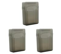 Agmoctz 3pièces Boîtier de Boîtier de Disque Dur SSD 2,5 Pouces Boîtier de Boîtier de Protection de Disque Dur pour Boîtier de Disque SSD (Noir)