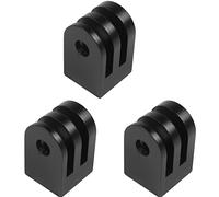 Agmoctz 3X Mini Socle de TrÉPied en Alliage D'Aluminium CNC Adaptateur de Base pour CamÉRa de Sport en Plein Air pour Accessoire Monopode de Toutes Les Vis 1/4 Pouce