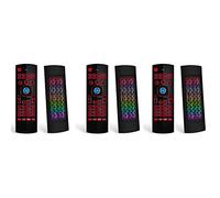 Agmoctz 3X Souris Air pour Boîte de TéléVision Android, Mini Clavier sans Télécommande Air Souris