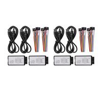 Agmoctz 4 Ensembles Analyseur Logique USB 24MHz 8 Canaux 24M/Secondes Débogueur D'Analyseur Logique pour Analyseur Logique ARM FPGA Logique 24M 8CH