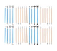 Agmoctz 40 Piece Outils de Stylet A Bille de Pointage pour Mandala Rock Peinture, Artisanat d'argile de Poterie, Art de Gaufrage