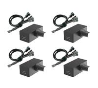 Agmoctz 4X Contrôleur de Vitesse PWM 4 Broches, Régulateur de Ventilateur PWM, Alimentation USB Type-C, Refroidisseur de Refroidissement par Eau, Option A