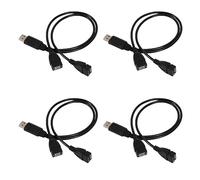 Agmoctz 4X USB 2.0A Mâle Auf 2 Double USB Jack Y Splitter Verteiler Adaptateur Kabel