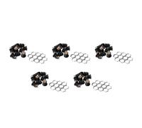Agmoctz 50 Pcs Jack de DC Prise D'Alimentation de Panneau Monte de 17.9x13.8mm