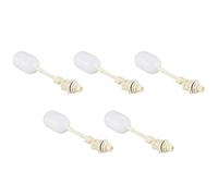 Agmoctz 5X Mini DN15 1/2 Pouce Boîte à Bobine à Flotteur Connexion Soupape de Remplissage à Flotteur Blanc