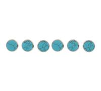 Agmoctz 6 Pièces Trompette Doigt Bouton ValVe CouVercle de Vis à Tête de Trompette pour Instrument de Musique Basse Accessoires de Réparation de Trompette, Bleu Clair