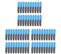 Agmoctz 60 Connecteurs Rapides à Fibre Optique SC/UPC Pré-Enterrés, Adaptateurs D'Assemblage de Fibre à Connecteur pour Installation sur Le Terrain