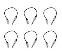 Agmoctz 6X Cable D'Adapteur Stereo 1/4 Pouce A 3.5 mm Cable 6.35 mm TRS Male A 3.5 mm Quart de Pouce Convertisseur de Prise D'Ecouteur Aux Cable de Connecteur