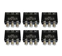 Agmoctz 6X Carte de Décodeur Bluetooth 5.0 Carte D'Amplificateur de Pré-Module Stéréo à Faible Bruit à Double Canal -PT1