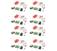 Agmoctz 8 Kit de Bricolage Électronique Radio AM à 7 Tubes Kit d'apprentissage Électronique HX108-2 Kit de Bricolage sans Batterie