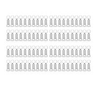 Agmoctz 80 Pièces Sublimation Blanks Porte-Clés Ouvre-Bouteille en Métal Porte-Clés Vierges Cadeau pour Votre, Mari, Père
