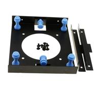 Agmoctz Adaptateur de pour Disque Dur de 3,5 Pouces vers Baie de DVD-ROM de 5,25 Pouces en MéTal Noir Antichoc