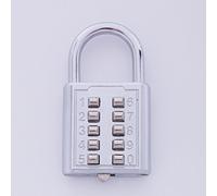 Agmoctz Antivol Bouton Combinaison Chiffre poussee Mot de Passe Verrouillage Alliage de Zinc Verrouillage de Securite Valise Bagages Codes Verrouiller Le Placard Cabinet Casier