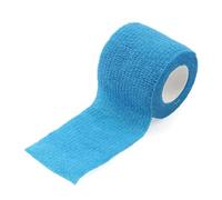 Agmoctz Bandage Élastique Auto-Adhésif de Sport pour Genouillères, Doigts, Chevilles, Paumes, Épaules, 5 cm X 4,5 M, Bleu