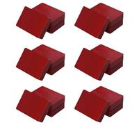 Agmoctz Blocs de Cire à Cacheter pour Bouteilles - Cire D'Embouteillage Résiliente et Polyvalente pour Le Vin, 24 Pépites de Cire 0,2 Kg avec PTFE, Rouge