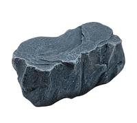 Agmoctz Boîte à clés cachée « Faux Rock » pour l'extérieur - Boîte à clés de rechange sûre en résine pour le jardin ou l'extérieur (style pierre), installation facile