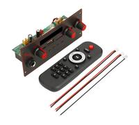 Agmoctz Car FM Radio Module Bluetooth 5.0 MP3 Decoder Board 10W Amplificateur Player Audio 5V DIY MP3 Plater TF USB Mic Record