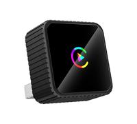 Agmoctz Carplay sans Android Auto 2 en 1 Boîtier Intelligent IA Voix + Wi-FI et Bluetooth 5.0 Adaptateur USB CarPlay Filaire vers Carplay sans A