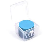 Agmoctz Chalks de Billard Antidérapants avec Boîte de Rangement, Craie pour Queue de Billard, Craie de Snooker, Poudre Facile, Accessoires de Billard A